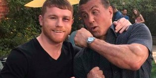 Sylvester Stallone y “Canelo” Álvarez, a piña limpia