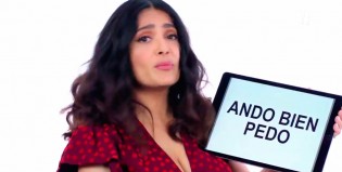 Salma Hayek te enseña a hablar en español