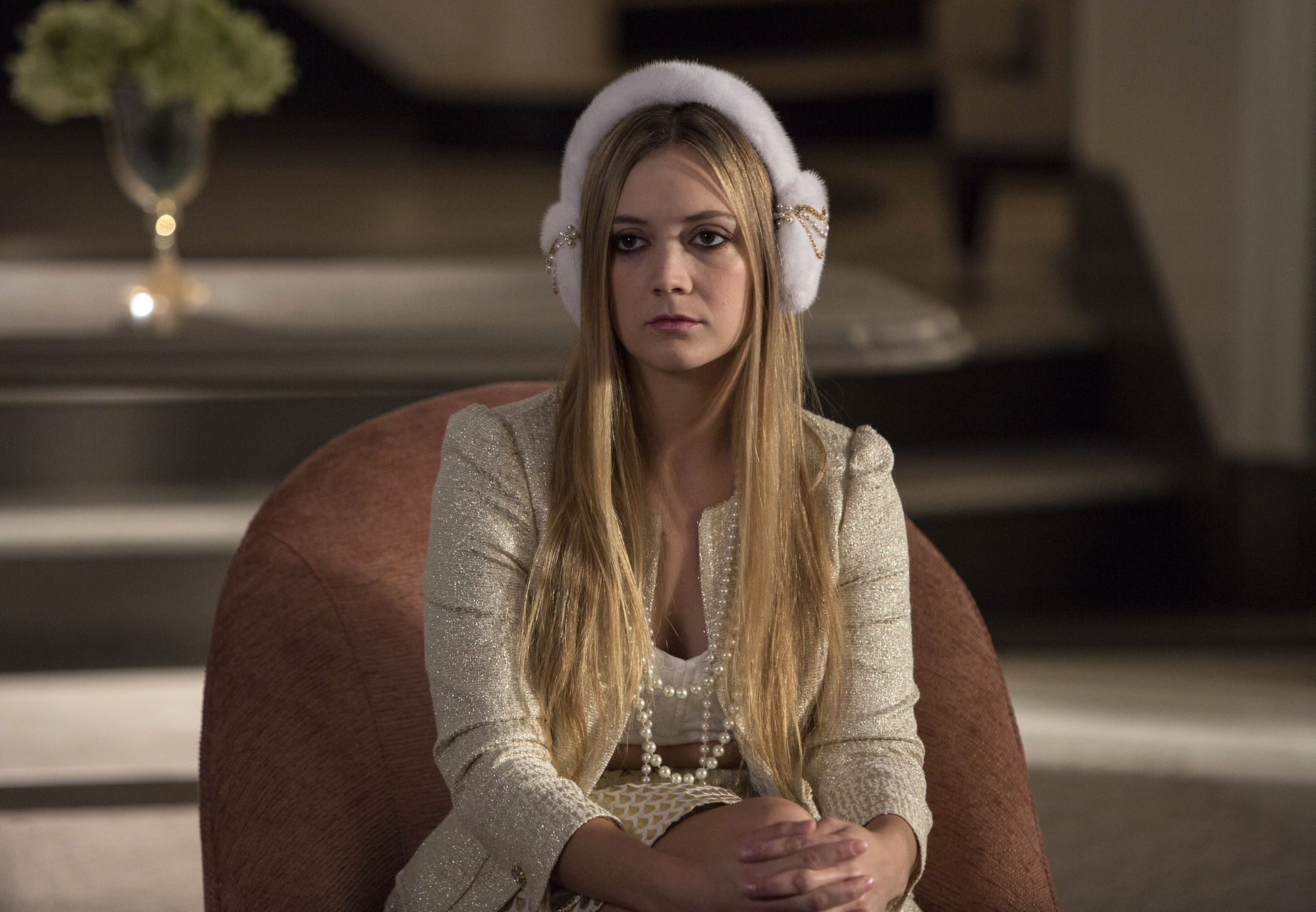 SCREAM QUEENS: Billie Lourd in the "Seven Minutes In Hell" episode of SCREAM QUEENS airing Tuesday, Oct. 20 (9:00-10:00 PM ET/PT) on FOX. ©2015 Fox Broadcasting Co. Cr: Steve Dietl/FOX.