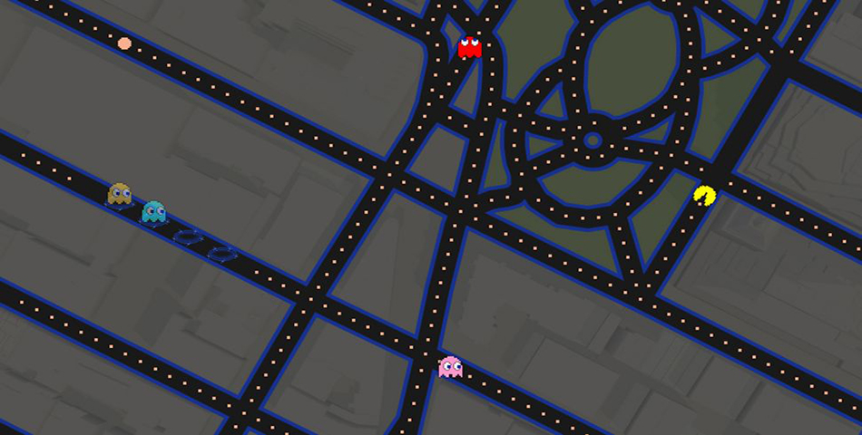 ¡El Pac-Man llegó a Google Maps!
