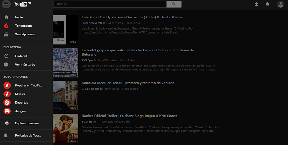 ¿Cómo activar el “lado oscuro” de YouTube?