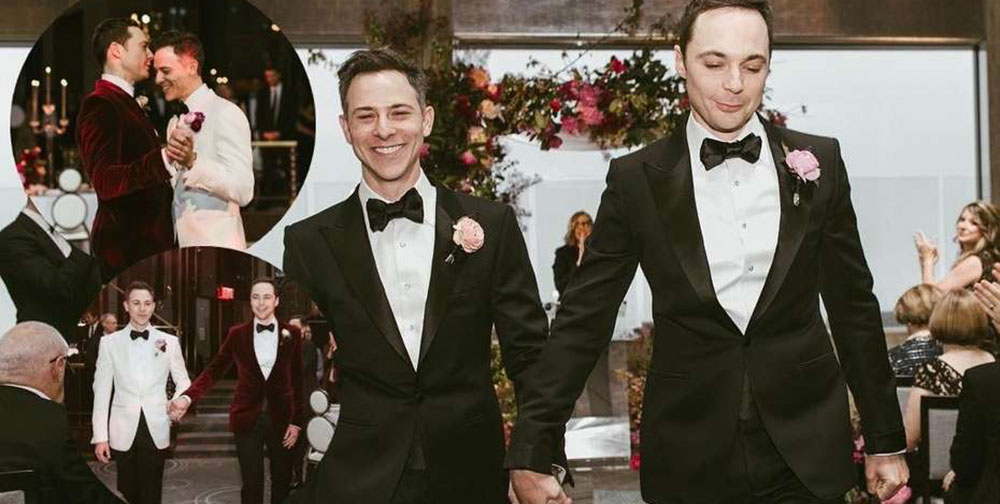 ¡Jim Parsons se casó con el diseñador Tom Spiewak!