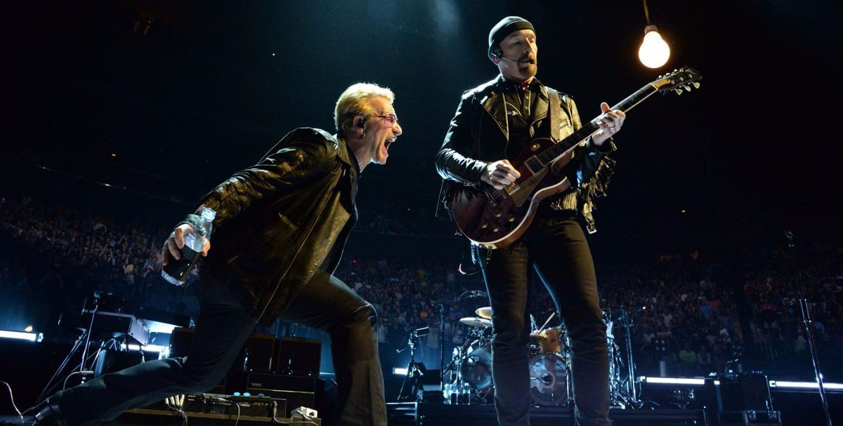 Mirá a U2 hacer por primera vez en vivo Red Hill Mining Town