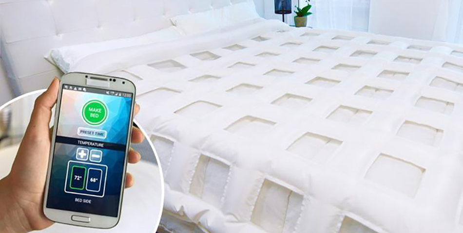 Mirá cómo funciona la cama inteligente que “se hace sola” y regula la temperatura