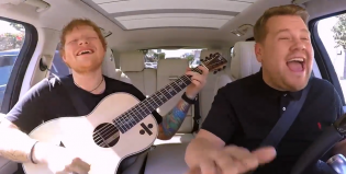 ¡Ed Sheeran se subió al Carpool Karaoke!