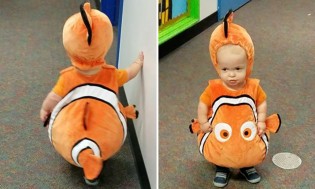 ¡Muy tierno! Mirá el disfraz de “Nemo” que se volvió viral