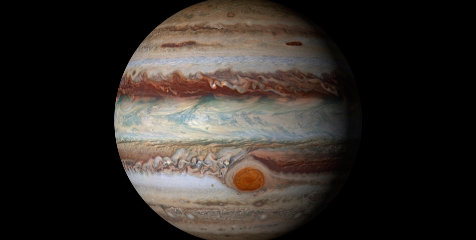 La gran mancha roja de Júpiter, vista como nunca