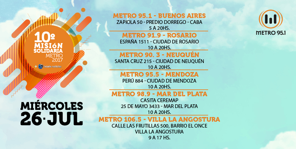 ¡Llega la #MisiónMetro2017!