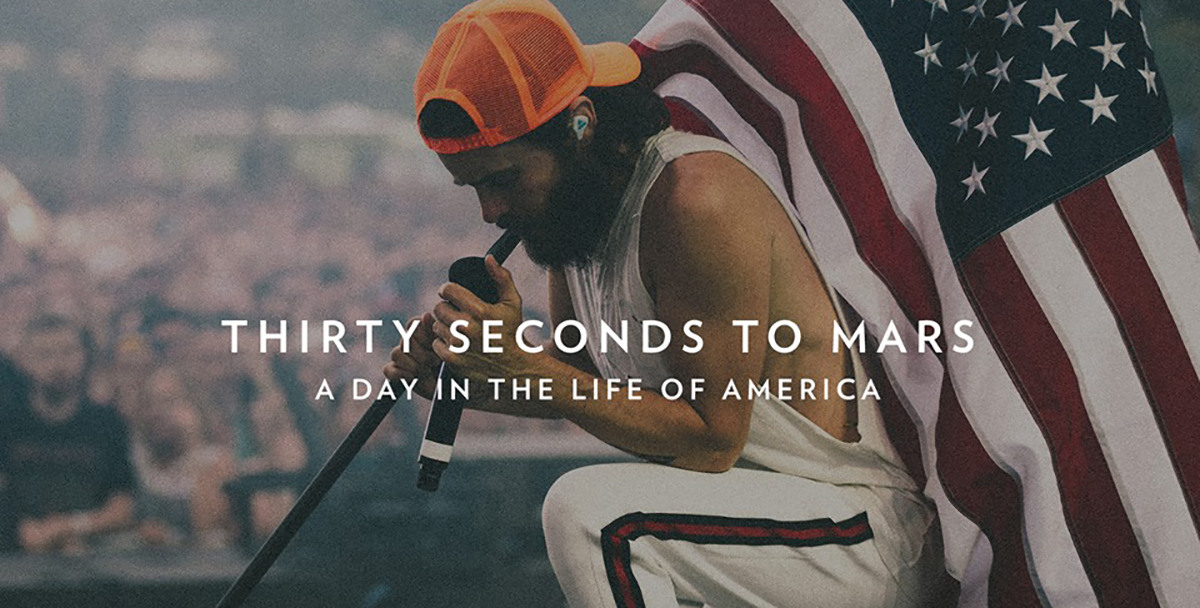 Un día en Estados Unidos: el impresionante nuevo video de Thirty Seconds To Mars