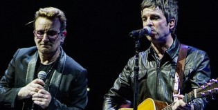 U2 y Noel Gallagher, juntos en un clásico de Oasis