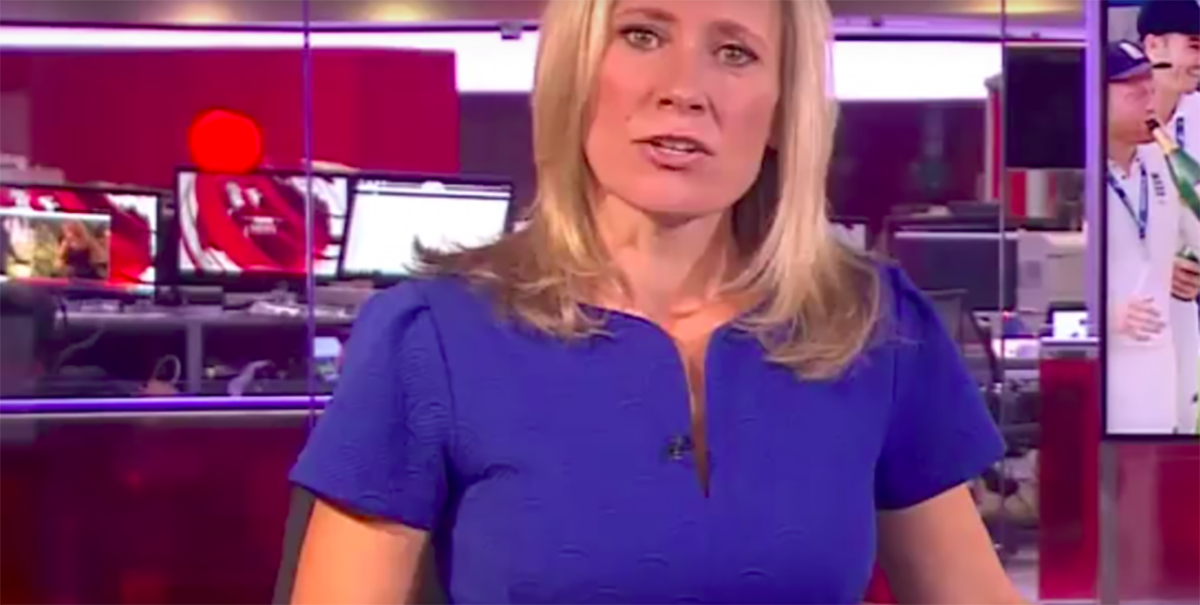 Papelón en la BBC: transmitieron accidentalmente porno en un noticiero