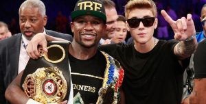 Del amor al Knock Out: Justin Bieber y Floyd Mayweather empezaron una guerra