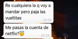 Le habló a su ex para pedirle la cuenta de Netflix y su reacción se hizo viral