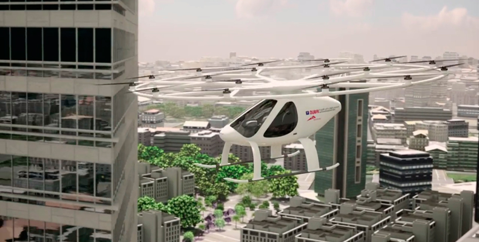 El taxi drone ya es una realidad en Dubái