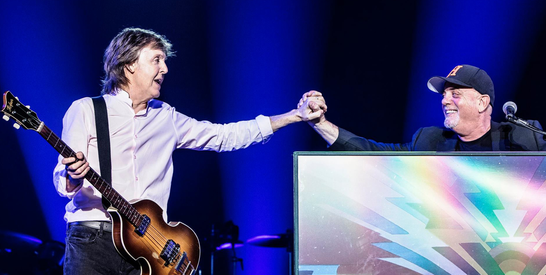 Paul McCartney desempolvó viejos temas de los Beatles con su amigo Billy Joel
