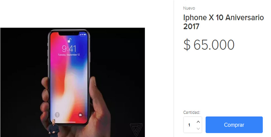 Puso a la venta el iPhone X a $65.000 en Mercado Libre ¡y explotaron los comentarios!