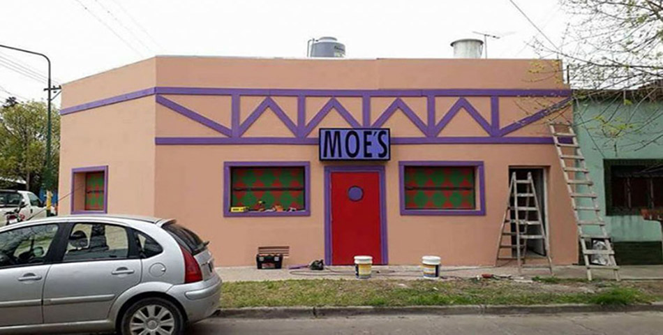 De Springfield a Buenos Aires: El bar de Moe’s llegó a Ituzaingó