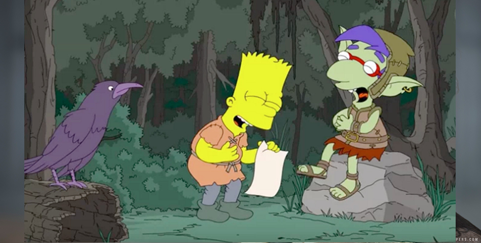 Los Simpsons y su parodia de Game Of Thrones
