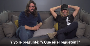 La divertida reacción de Dave Grohl cuando conoció lo que es el reggaetón