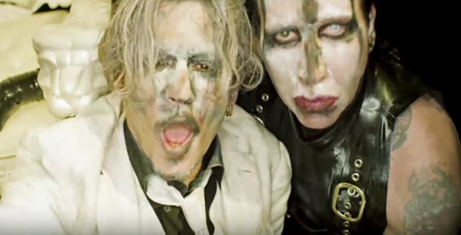 Marilyn Manson y Johnny Depp juntos en el video de SAY10