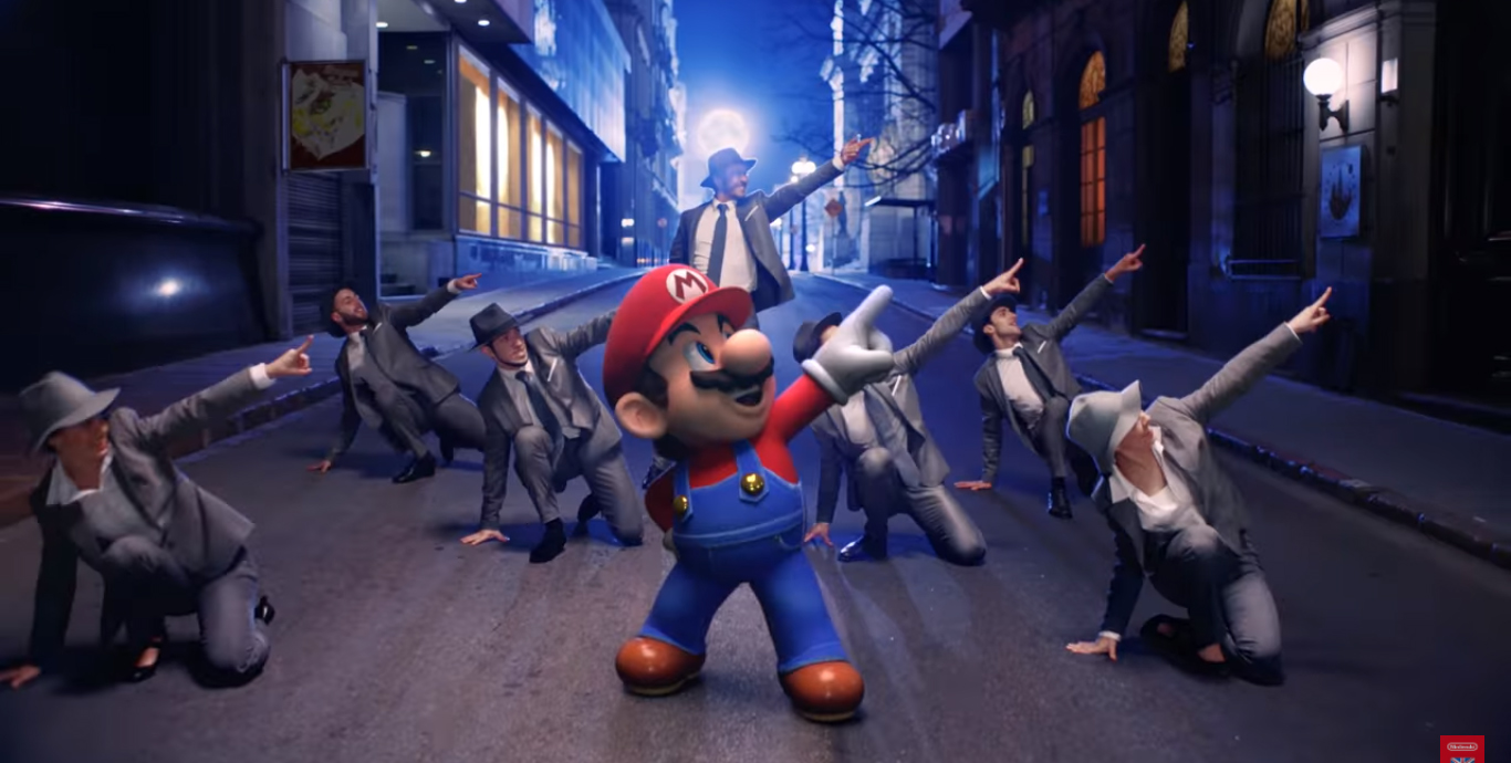Se armó la fiesta: Mario se pone a bailar con seres humanos en el nuevo clip de Nintendo Switch
