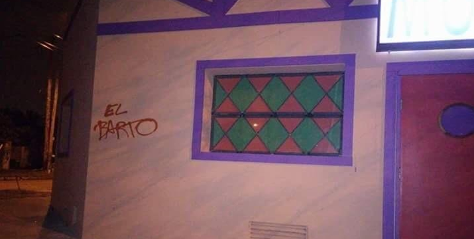 ‘El Barto’ atacó a “El Bar de Moe” de Ituzaingó