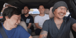 Emotivo: mirá el Carpool Karaoke de Linkin Park junto a Chester Bennington