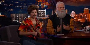 Solo por Halloween: Dave Grohl y Kristen Bell rockearon juntos en lo de Jimmy Kimmel