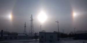 Aparecieron tres soles en el cielo de una ciudad China