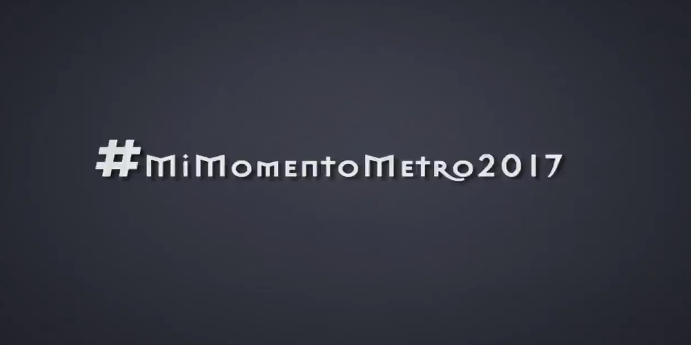 ¡Despedí el año junto a nosotros con #MiMomentoMetro2017!