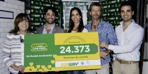 Subway logró alimentar a 13.3 millones de personas que sufren hambre en el mundo