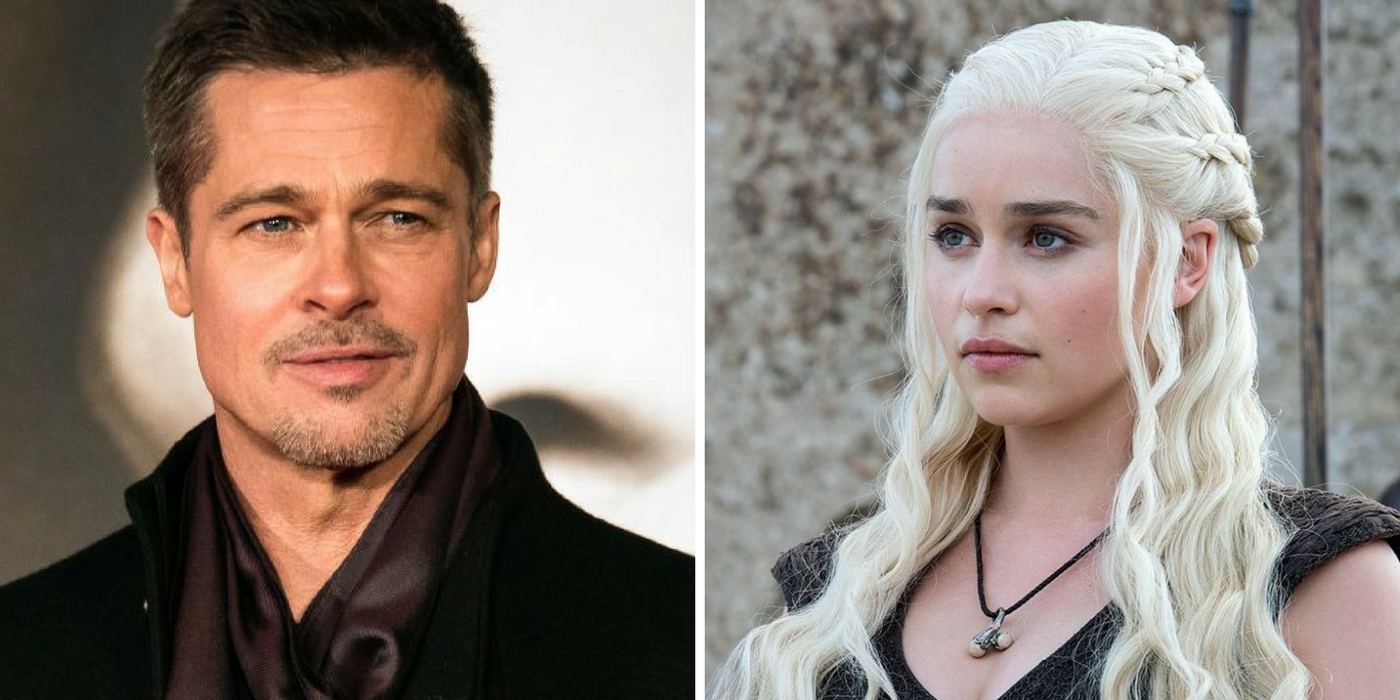 Brad Pitt ofreció 120.000 dólares para ver Game of Thrones junto a Emilia Clarke pero…