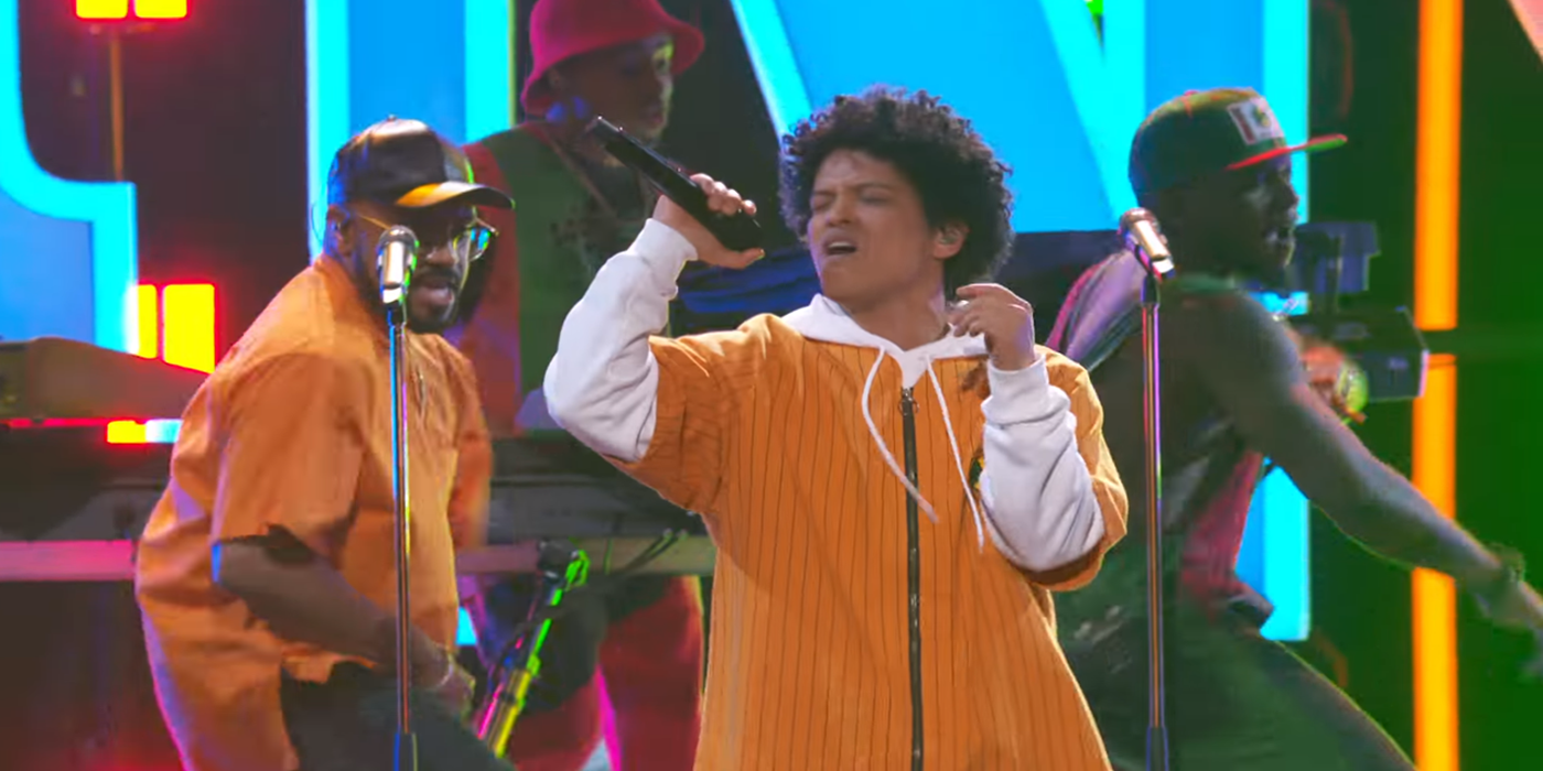 Reviví la alucinante performance de Bruno Mars en los GRAMMYs