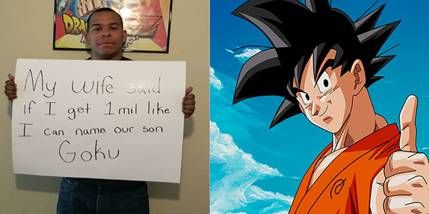 Insólito: Consiguió un millón de ‘me gusta’ y le va a poner Goku a su hijo