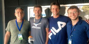Argentina Open: Molteni y Zeballos, finalistas de dobles, pasaron por Expresión Metro