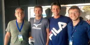 Argentina Open: Molteni y Zeballos, finalistas de dobles, pasaron por Expresión Metro