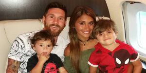Así patea Ciro, el tercer hijo de Lionel Messi y Antonela Roccuzzo