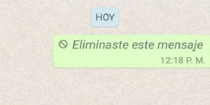 Whatsapp: El insólito y sencillo truco para leer un mensaje eliminado