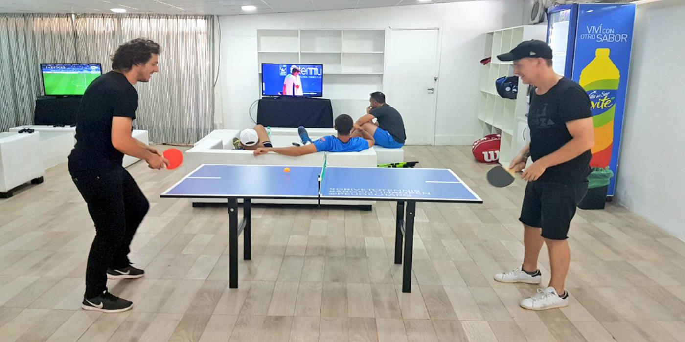 Argentina Open: ¡Matías Martin jugó al Ping-Pong con “El Gato” Gaudio!