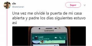 Dejó la puerta abierta y su padre le hizo un escándalo mundial por Whatsapp