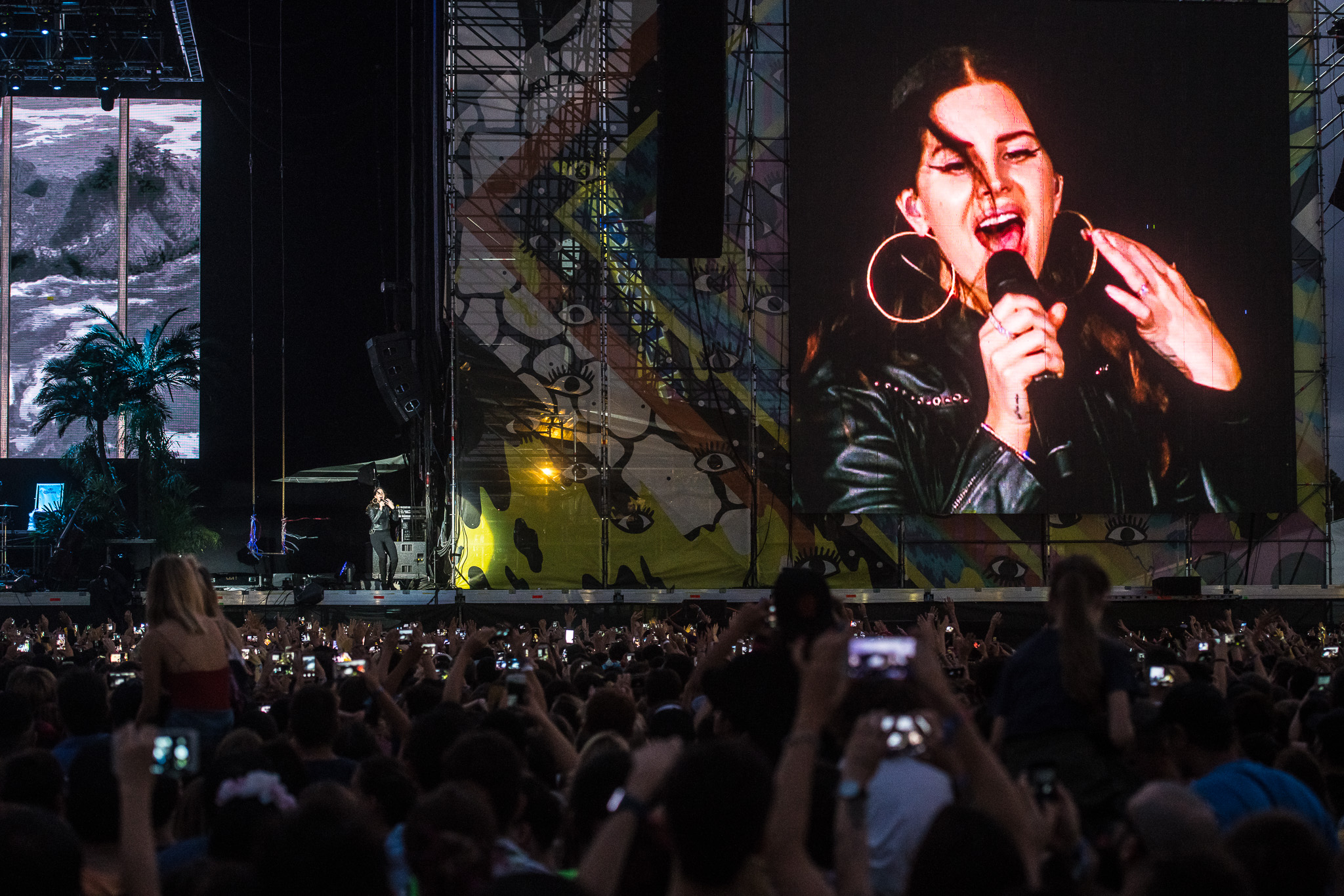 Lana del Rey se encontró con sus fans en el Lollapalooza