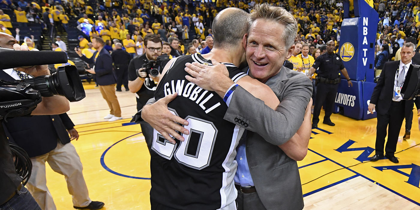 “Si lo amas, sigue”: el emotivo momento entre Manu Ginóbili y Steve Kerr