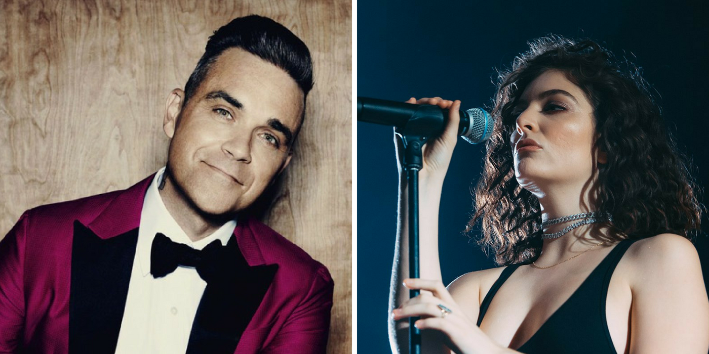 Robbie Williams y Lorde llegan a la Argentina en el marco del Personal Fest