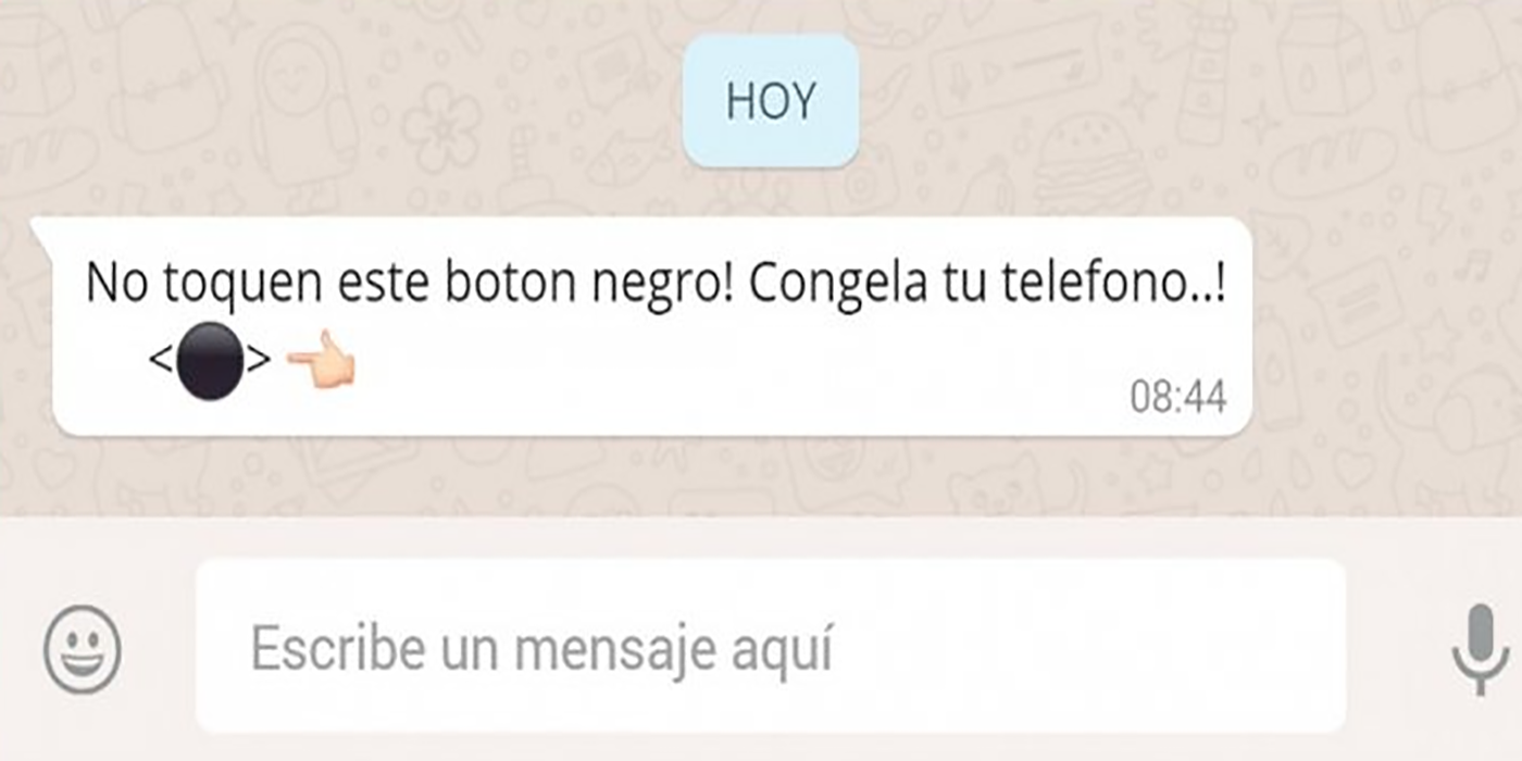 Esta es la verdad sobre ‘El Botón Negro’ el chat que (literalmente) congela tu celular