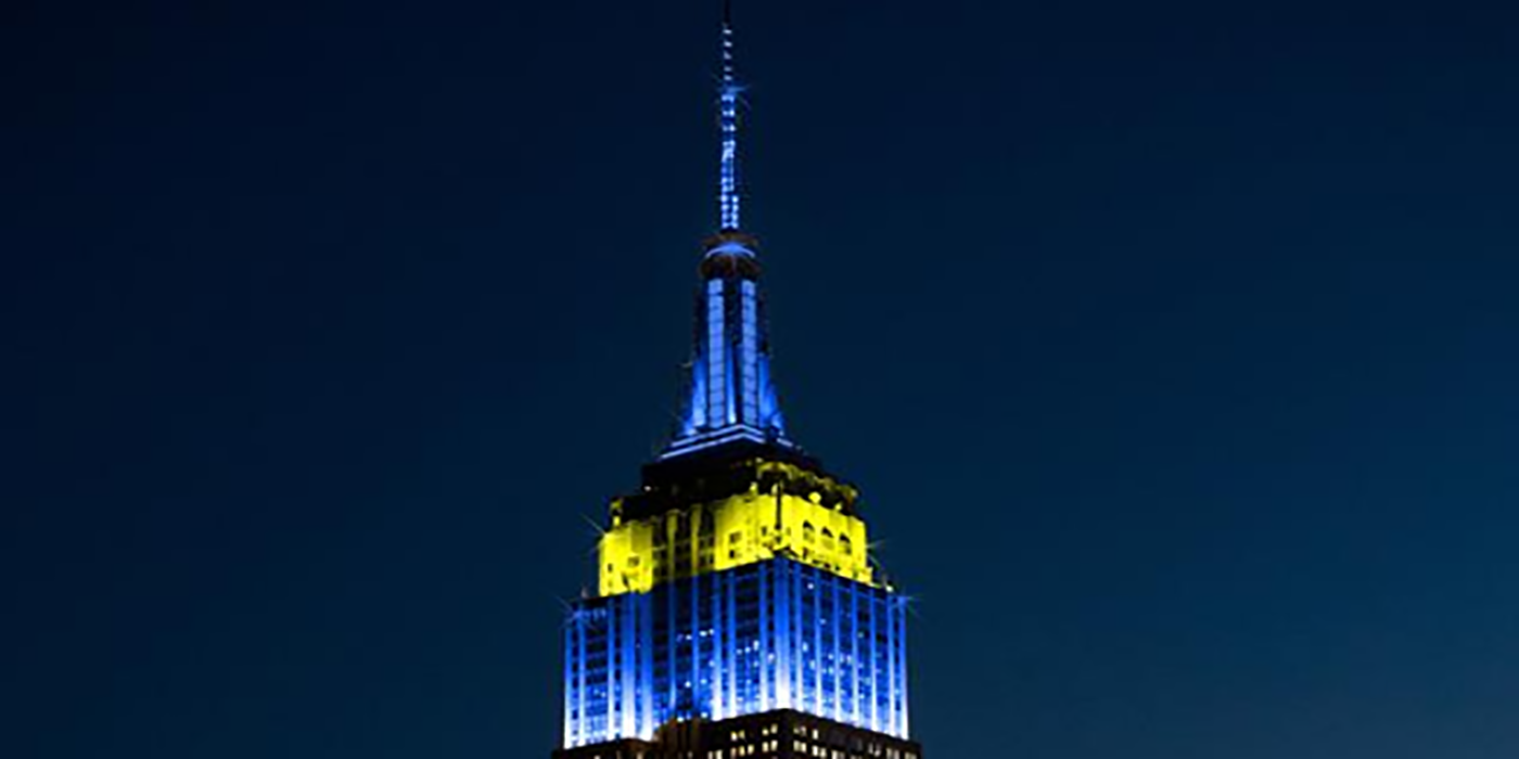 ¡BOCA BICAMPEÓN!: El Empire State se tiñó de azul y oro ¿casualidad?