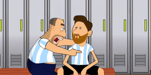 La imperdible arenga del “fletero” para Lionel Messi, antes del partido contra Croacia