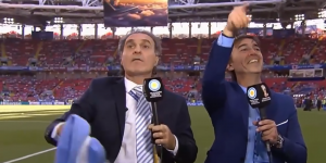 ¡La reacción de Ruggeri cuando la hinchada argentina pidió que traiga a su hija!