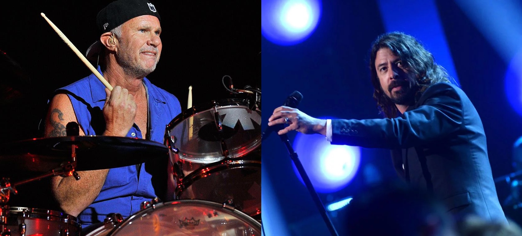 Chad Smith se subió a tocar con Foo Fighters