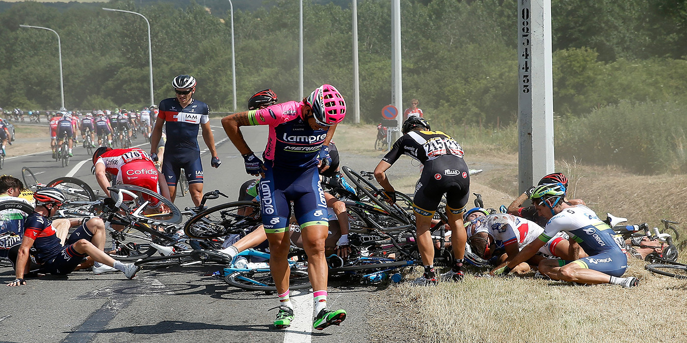 Impactante Así terminó el cuerpo de un ciclista, luego de sufrir un