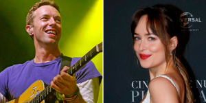 HAY AMOR: Apareció una nueva imagen de Chris Martin y Dakota Johnson juntos